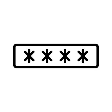 Parola, alan, kilitli ikon vektör görüntüsü. Ağ ve veri paylaşımı için de kullanılabilir. Web uygulamalarında, mobil uygulamalarda ve yazdırma ortamlarında kullanılabilir.