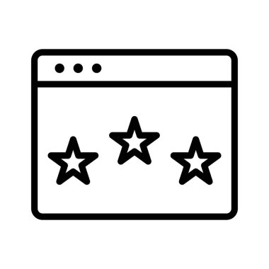 Rütbe, sıralama, itibar simgesi vektör imajı. Web pazarlama için de kullanılabilir. Web uygulamalarında, mobil uygulamalarda ve yazdırma ortamlarında kullanılabilir.