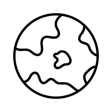 Dünya, dünya, dünya, uluslararası ikon vektör görüntüsü. Navigasyon için de kullanılabilir. Web uygulamalarında, mobil uygulamalarda ve yazdırma ortamlarında kullanılabilir.