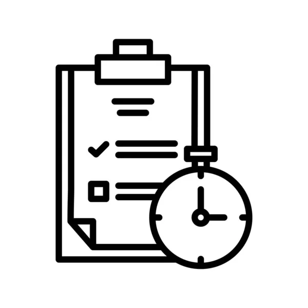 Meilensteine Datensätze Timer Icon Vektorbild Kann Auch Für Den Kundensupport — Stockvektor
