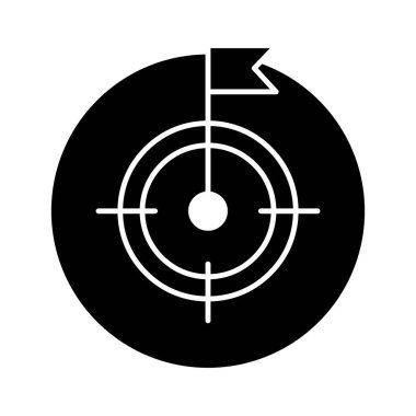 Hedef al, amaç, hedef simge vektör görüntüsü. Web pazarlama için de kullanılabilir. Web uygulamalarında, mobil uygulamalarda ve yazdırma ortamlarında kullanılabilir.
