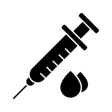 Kan bağışı ikonu vektör görüntüsü. Revir için kullanılabilir. Mobil uygulamalar, web uygulamaları ve yazdırma ortamları için elverişli.