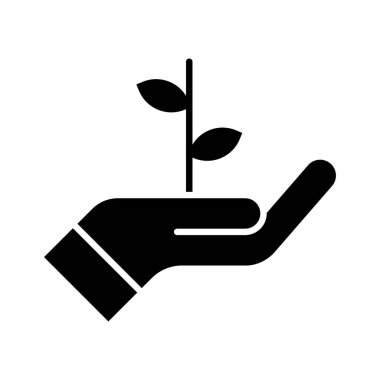 İş, başlangıç, el, yaprak ikonu vektör görüntüsü. Web pazarlama için de kullanılabilir. Web uygulamalarında, mobil uygulamalarda ve yazdırma ortamlarında kullanılabilir.