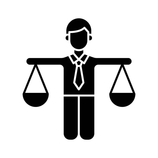 Balance Decision Scale Equality Icon Vector Image Can Also Used — Stock Vector