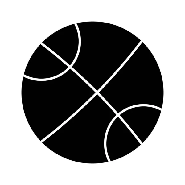 Basketball Sport Spiel Symbol Vektor Image Kann Auch Für Die — Stockvektor