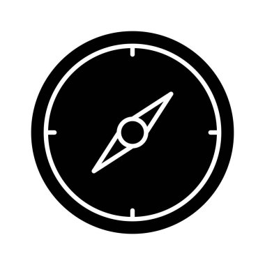 Pusula, yön bulma, ikon vektör görüntüsü konumları. Navigasyon için de kullanılabilir. Web uygulamalarında, mobil uygulamalarda ve yazdırma ortamlarında kullanılabilir.