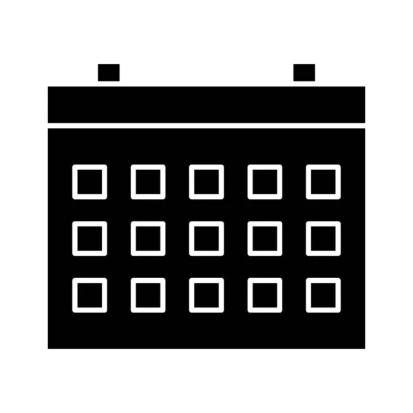 Calendario Icono Imagen Vectorial Puede Utilizar Para Teléfono Tableta Adecuado — Archivo Imágenes Vectoriales
