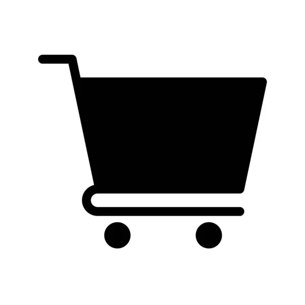 Warenkorb Einkaufen Warenkorb Icon Vektorbild Kann Auch Für Shopping Commerce — Stockvektor