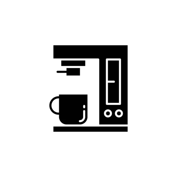 Máquina Café Icono Imagen Vectorial También Puede Utilizar Para Alimentos — Vector de stock