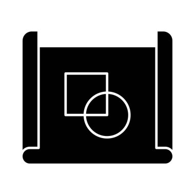 Yapım, Proje, Yönetici simgesi vektör görüntüsü. Proje yönetimi için de kullanılabilir. Web uygulamalarında, mobil uygulamalarda ve yazdırma ortamlarında kullanılabilir.