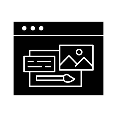 Tasarım, geliştirme, tema, web simgesi vektör görüntüsü. Seo & web için de kullanılabilir. Web uygulamalarında, mobil uygulamalarda ve yazdırma ortamlarında kullanılabilir.