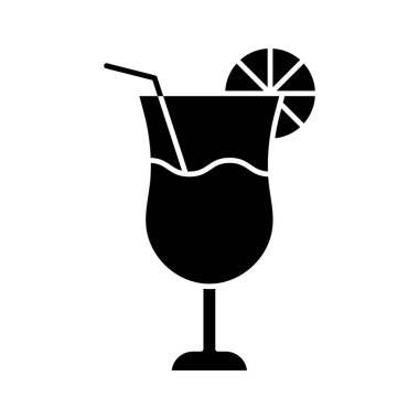 İçki, yaz, limonata ikon vektör görüntüsü. Yaz & Tatilleri için kullanılabilir. Mobil uygulamalar, web uygulamaları ve yazdırma ortamları için elverişli.