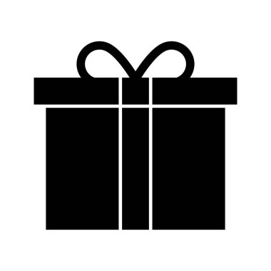 Hediye, hediye, kutu, alışveriş ikonu vektör görüntüsü. Alışveriş ve ecommerce için de kullanılabilir. Web uygulamalarında, mobil uygulamalarda ve yazdırma ortamlarında kullanılabilir.