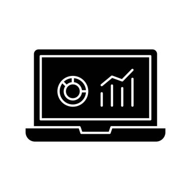 Büyüme, istatistik, ilerleme, kar simgesi vektör imajı. Finans ve Para için de kullanılabilir. Web uygulamalarında, mobil uygulamalarda ve yazdırma ortamlarında kullanılabilir.