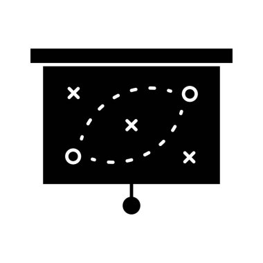 Plan, çözüm, strateji ikonu vektör görüntüsü. Proje yönetimi için de kullanılabilir. Web uygulamalarında, mobil uygulamalarda ve yazdırma ortamlarında kullanılabilir.