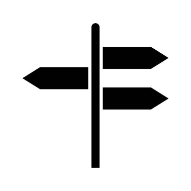 Posta levhası, sokak, yön ikonu vektör resmi. Navigasyon için de kullanılabilir. Web uygulamalarında, mobil uygulamalarda ve yazdırma ortamlarında kullanılabilir.