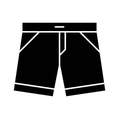 Şort, uygun, mayo ikon vektör görüntüsü. Yaz & Tatilleri için kullanılabilir. Mobil uygulamalar, web uygulamaları ve yazdırma ortamları için elverişli.