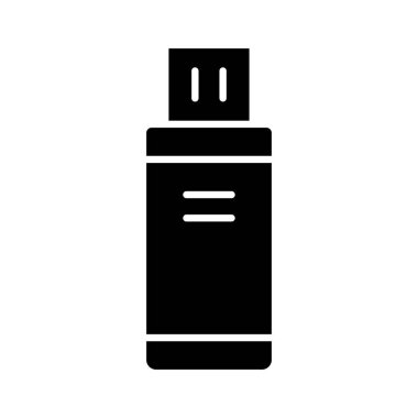 Usb, sür, flaş ikon vektör görüntüsü. Ağ ve veri paylaşımı için de kullanılabilir. Web uygulamalarında, mobil uygulamalarda ve yazdırma ortamlarında kullanılabilir.