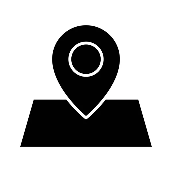 Ubicación Mapa Pin Icono Imagen Vectorial También Puede Utilizar Para — Vector de stock