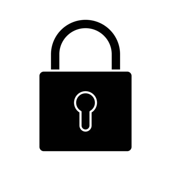 Lock Padlock Security Icon Vector Image Can Also Used Internet — Stock Vector