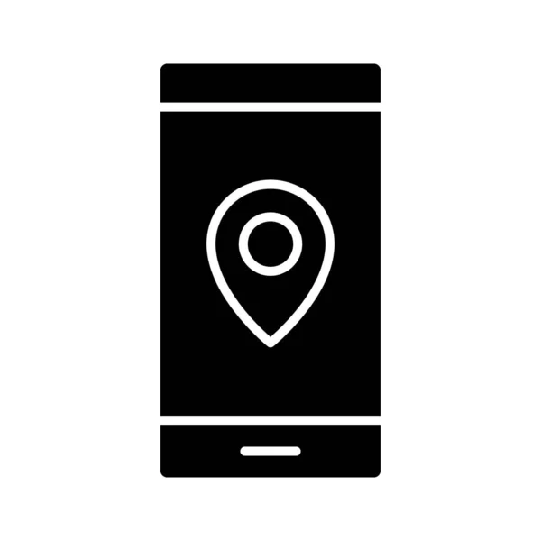 Mobile Navegación Pin Icono Imagen Vectorial También Puede Utilizar Para — Archivo Imágenes Vectoriales
