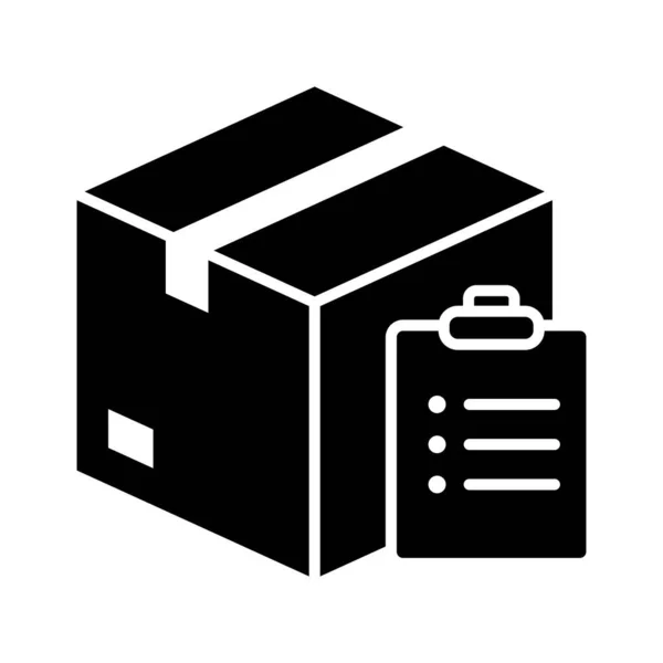 Balíček Seznam Vektorový Obrázek Ikony Objednávky Lze Použít Pro Dodávky — Stockový vektor