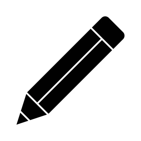 Bleistift Schreiben Icon Vektorbild Bearbeiten Kann Auch Für Die Ausbildung — Stockvektor