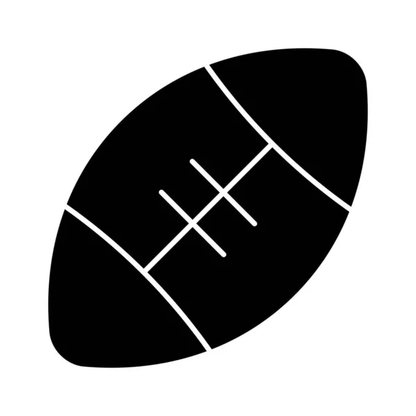 Rugby Sport Spiel Symbol Vektor Image Kann Auch Für Die — Stockvektor