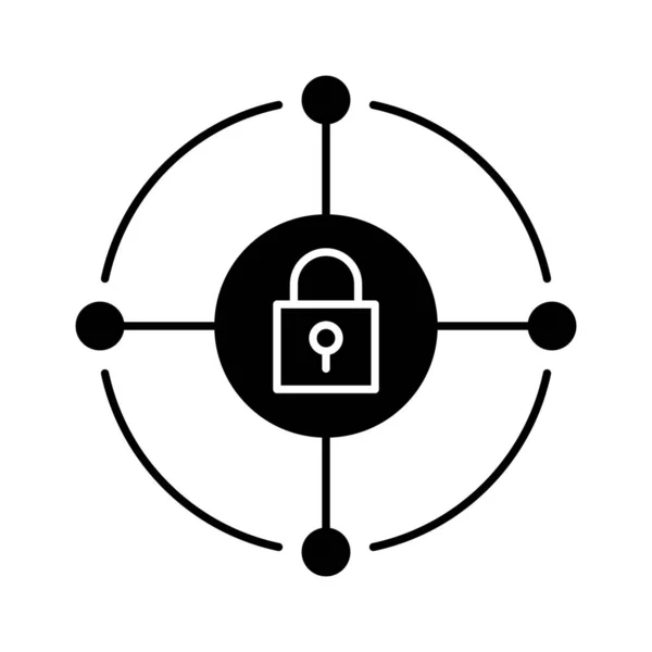 Segurança Rede Imagem Vetor Ícone Proteção Também Pode Ser Usado — Vetor de Stock