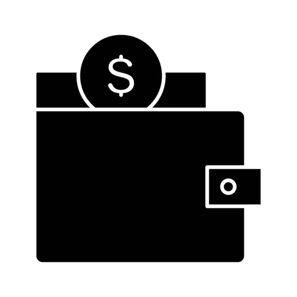 Carteira Dinheiro Ícone Dinheiro Imagem Vetorial Também Pode Ser Usado — Vetor de Stock