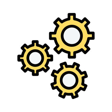 Yapılandırma, yükleme, tercihler simge vektör resmi. Web pazarlama için de kullanılabilir. Web uygulamalarında, mobil uygulamalarda ve yazdırma ortamlarında kullanılabilir.