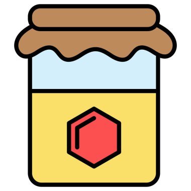 Bal simgesi vektör görüntüsünü koru. Yiyecek ve içecekler için de kullanılabilir. Web uygulamalarında, mobil uygulamalarda ve yazdırma ortamlarında kullanılabilir.