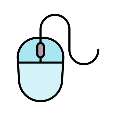 Öğrenme, fare, çevrimiçi simge vektör görüntüsü. Online eğitim için de kullanılabilir. Web uygulamalarında, mobil uygulamalarda ve yazdırma ortamlarında kullanılabilir.