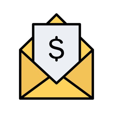 E- posta, fon, para ikonu vektör görüntüsü. Finans ve Para için de kullanılabilir. Web uygulamalarında, mobil uygulamalarda ve yazdırma ortamlarında kullanılabilir.