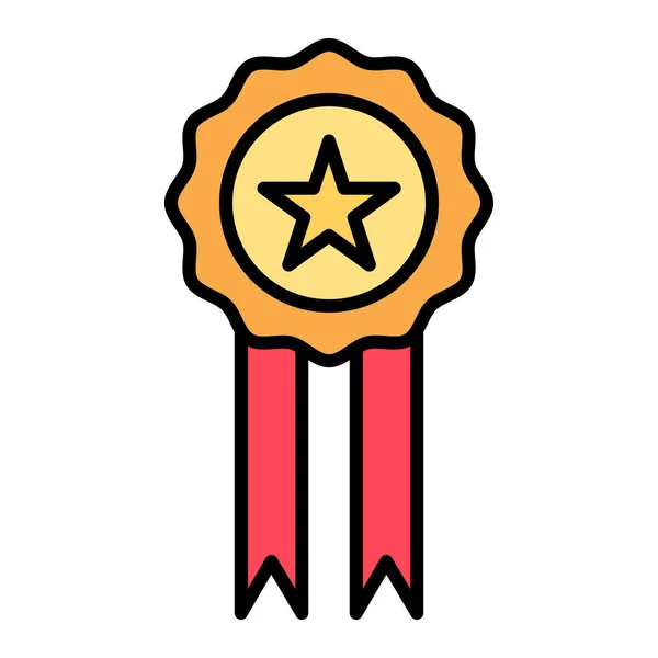 Business Medal Award Victory Icon Vector Image Can Also Used — Stock Vector