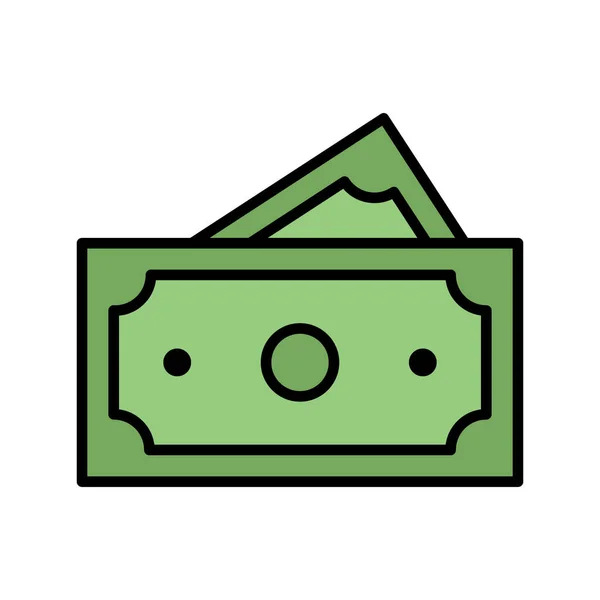 Готівка Долар Значок Грошей Векторне Зображення Також Може Використовуватися Покупок — стоковий вектор