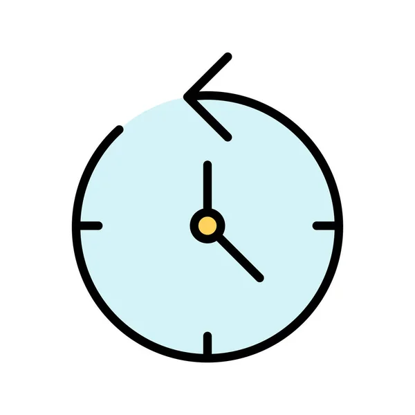 Uhr Schätzung Meilenstein Symbolvektorbild Kann Auch Für Den Kundensupport Verwendet — Stockvektor