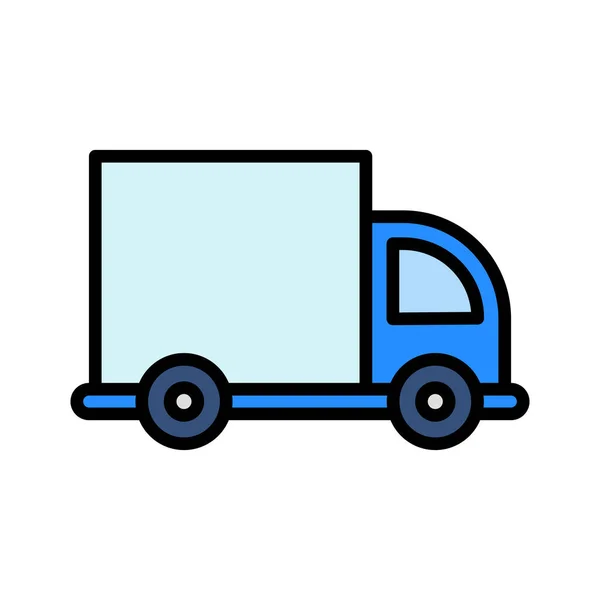 Entrega Van Imagem Vetorial Ícone Transporte Também Pode Ser Usado —  Vetores de Stock