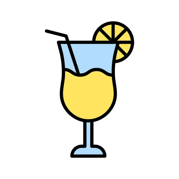 Trinken Sommer Limonade Kann Für Sommer Ferien Verwendet Werden Geeignet — Stockvektor