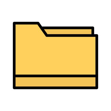 Dizin, dosyalar, belge Simgesi vektör resmi. Telefon ve tablet olarak kullanılabilir. Mobil uygulamalar, web uygulamaları ve yazdırma ortamları için elverişli.