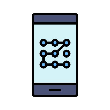 Parola, mobil, kalıp, simge vektör görüntüsünü aç. Ağ ve veri paylaşımı için de kullanılabilir. Web uygulamalarında, mobil uygulamalarda ve yazdırma ortamlarında kullanılabilir.