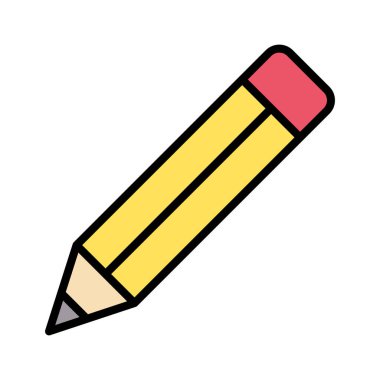 Kalem, yaz, simge vektör resmini düzenle. Eğitim için de kullanılabilir. Web uygulamalarında, mobil uygulamalarda ve yazdırma ortamlarında kullanılabilir.