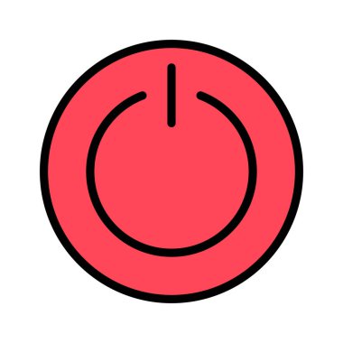 Güç, arayüz, açık, simge vektör görüntüsü kapalı. Telefon ve tablet olarak kullanılabilir. Mobil uygulamalar, web uygulamaları ve yazdırma ortamları için elverişli.