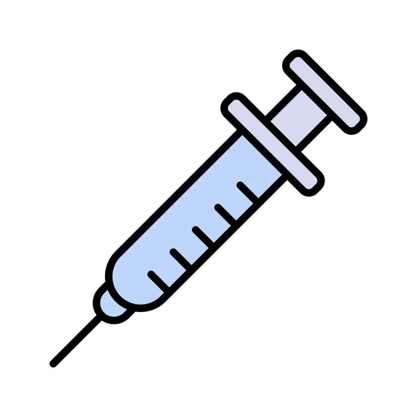 Immagine Vettoriale Dell Icona Dell Iniezione Può Essere Utilizzato Uso — Vettoriale Stock