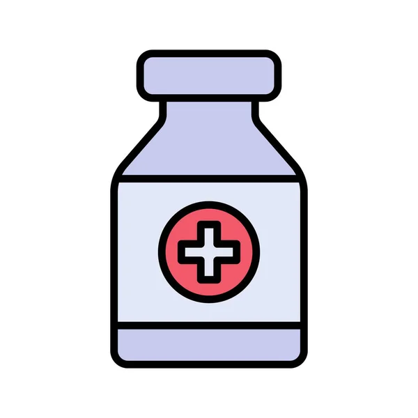 Medicina Icono Imagen Vectorial Puede Ser Utilizado Para Médicos Adecuado — Vector de stock