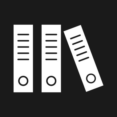 Arşiv, dosyalar, geçmiş simgesi vektör resmi. İş ve ofis için de kullanılabilir. Web uygulamalarında, mobil uygulamalarda ve yazdırma ortamlarında kullanılabilir.