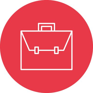 Çanta, iş, portföy ikon vektör görüntüsü. İş ve ofis için de kullanılabilir. Web uygulamalarında, mobil uygulamalarda ve yazdırma ortamlarında kullanılabilir.