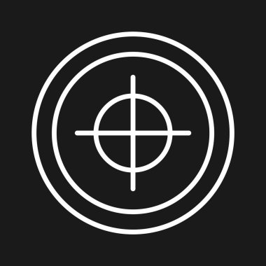 İş, hedef, hedef, ikon vektör görüntüsü planı. İş ve ofis için de kullanılabilir. Web uygulamalarında, mobil uygulamalarda ve yazdırma ortamlarında kullanılabilir.