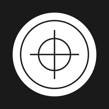 İş, hedef, hedef, ikon vektör görüntüsü planı. İş ve ofis için de kullanılabilir. Web uygulamalarında, mobil uygulamalarda ve yazdırma ortamlarında kullanılabilir.