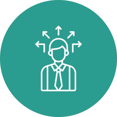 İş, yön, yönetim ikonu vektör görüntüsü. İş ve ofis için de kullanılabilir. Web uygulamalarında, mobil uygulamalarda ve yazdırma ortamlarında kullanılabilir.